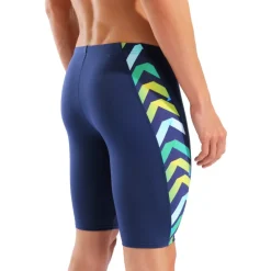 arena Performance Texture Zwem Jammer Mannen - Navy/Navy Multi