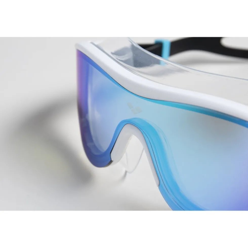 arena The One Mask Mirror Zwembril - Blauw/Wit/Zwart