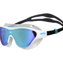 arena The One Mask Mirror Zwembril - Blauw/Wit/Zwart