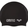 arena Badmuts - Classic Silicone - Zwart/Zilver