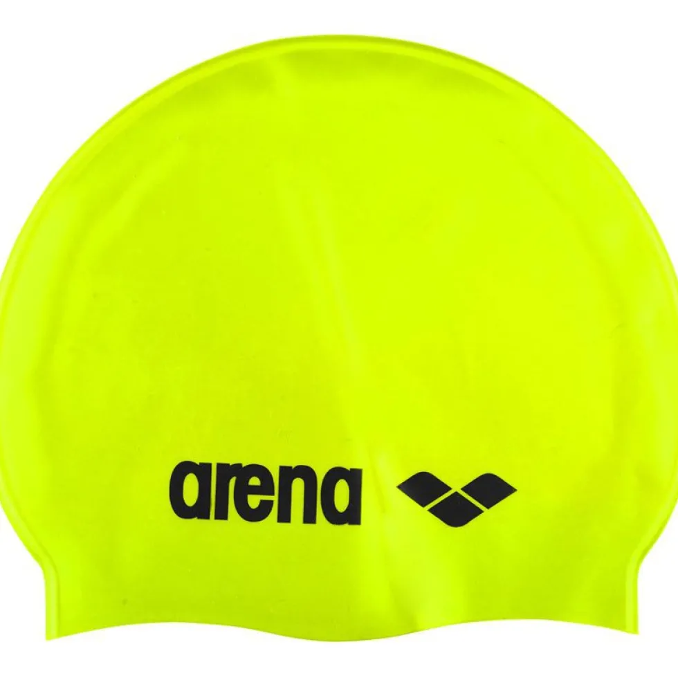 arena Badmuts - Classic Silicone - Acid Lime/Zwart