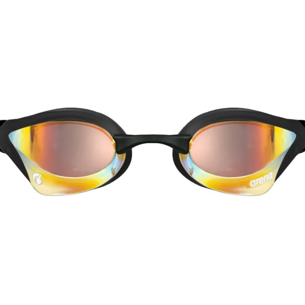 arena Cobra Core Swipe Mirror Zwembril - Yellow Copper/Zwart