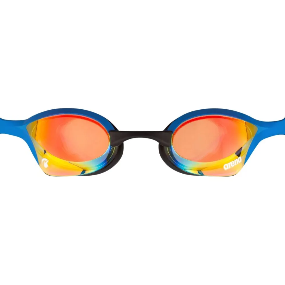 arena Cobra Ultra Swipe Mirror Zwembril - Yellow Copper/Blauw