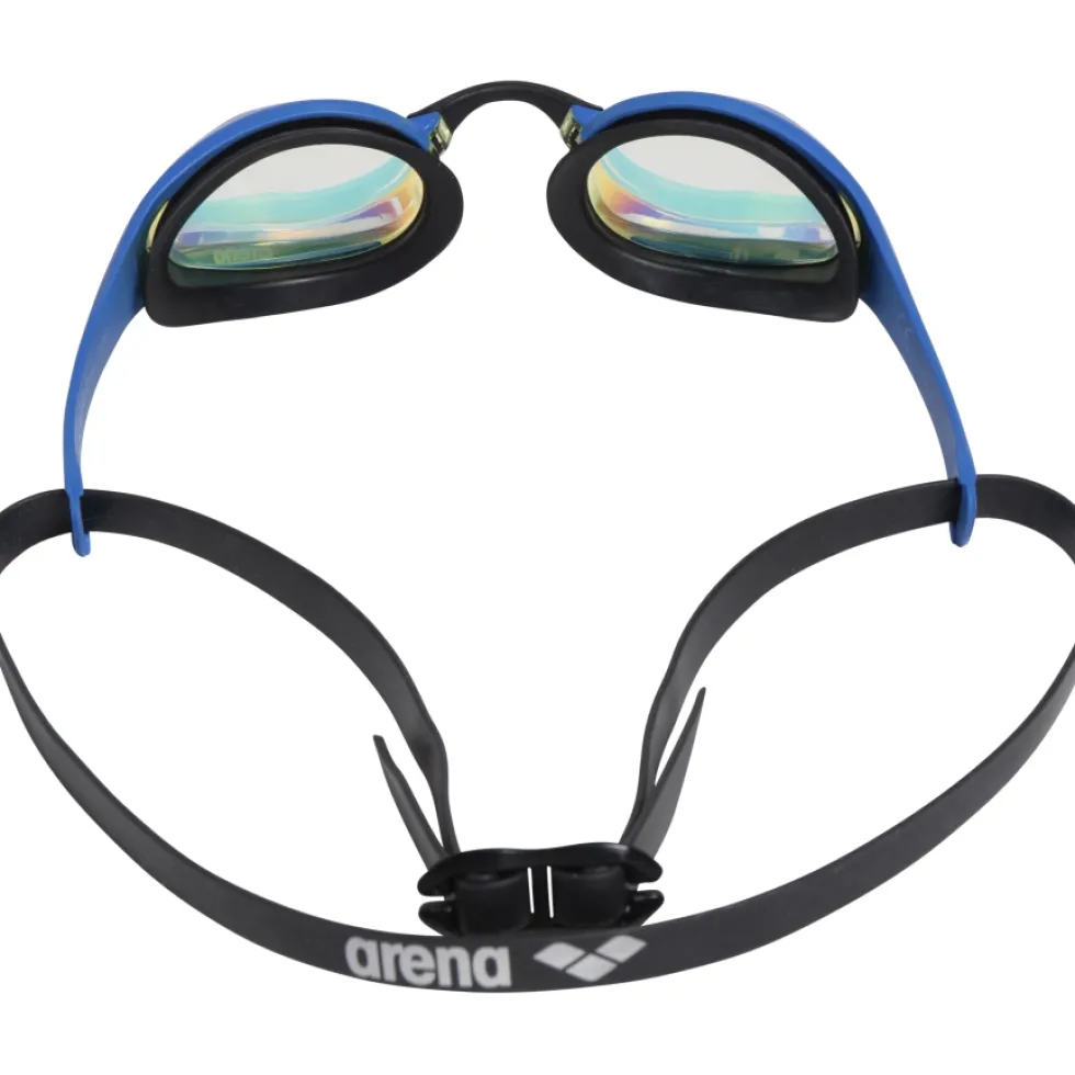 arena Cobra Ultra Swipe Mirror Zwembril - Yellow Copper/Blauw