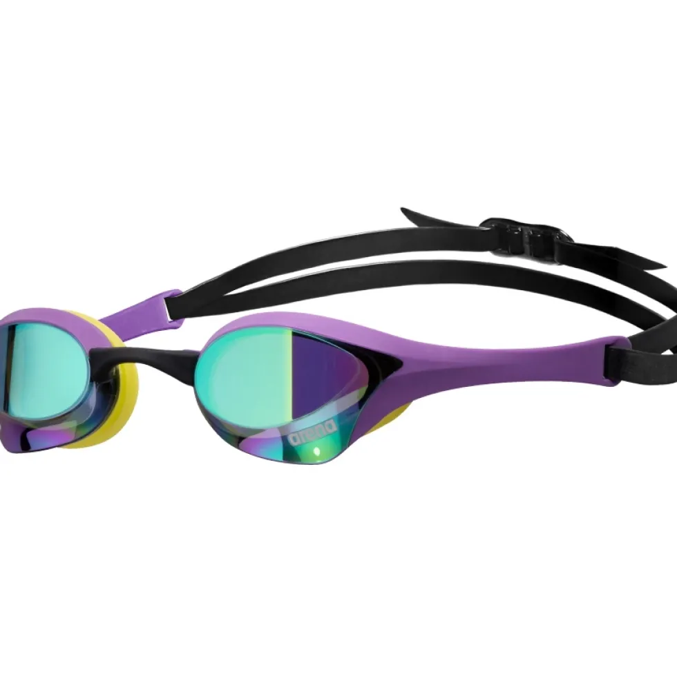 arena Cobra Ultra Swipe Mirror Zwembril - Emerald/Plum/Cyber Lime