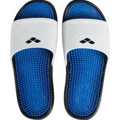 arena Marco Massage Badslippers - Wit-Cyan-Zwart