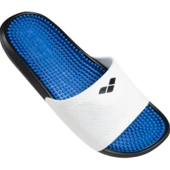 arena Marco Massage Badslippers - Wit-Cyan-Zwart