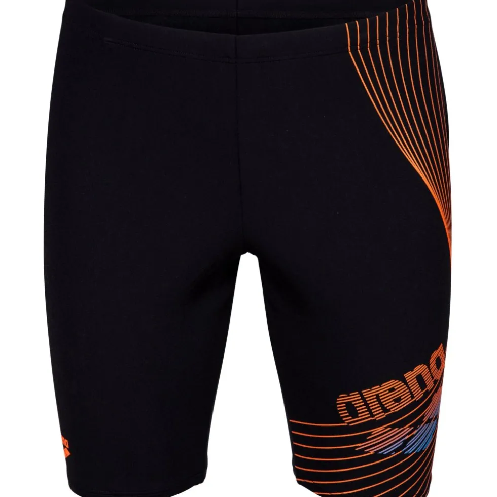 arena Performance Design Zwem Jammer Mannen - Black/Team Orange/Turquoise