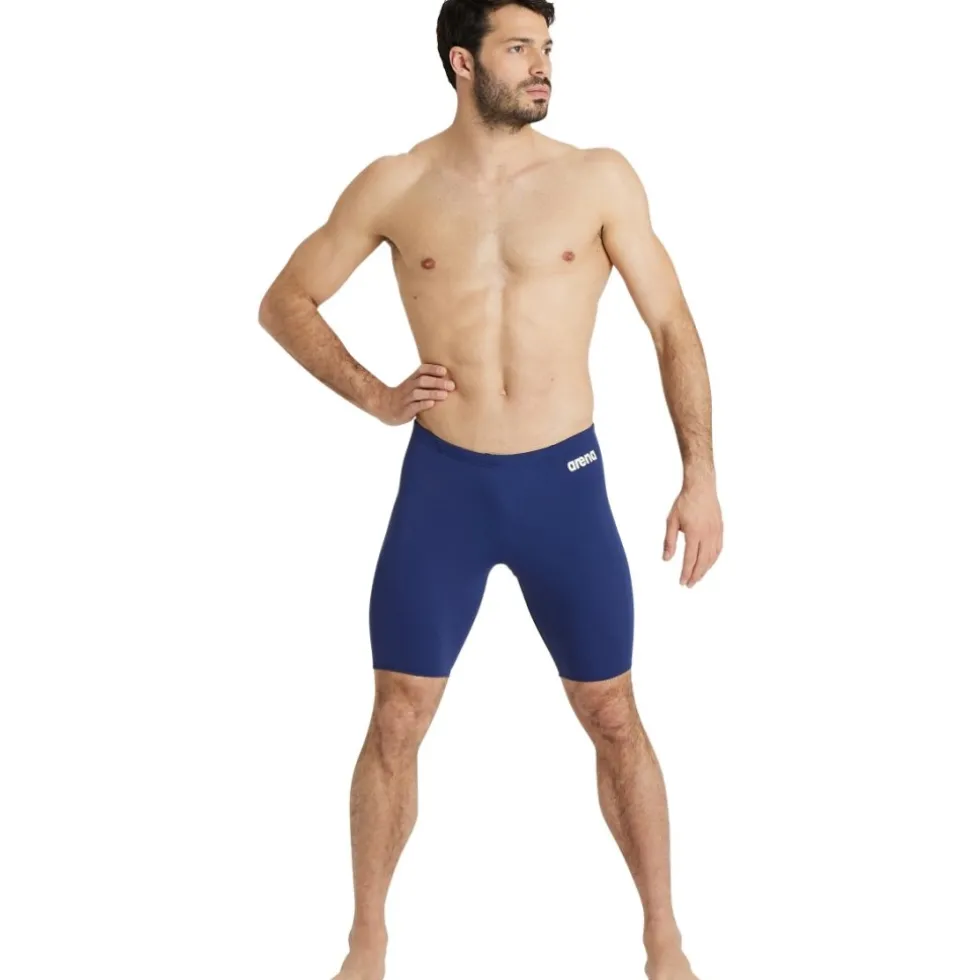 arena Performance Solid Team Zwem Jammer Mannen - Navy/Wit