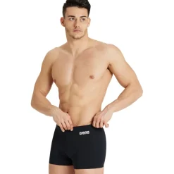 Wedstrijd Zwemkleding|Zwembroeken & Bikini'S < arena Performance Solid Team Zwemshort Heren - Zwart/Wit