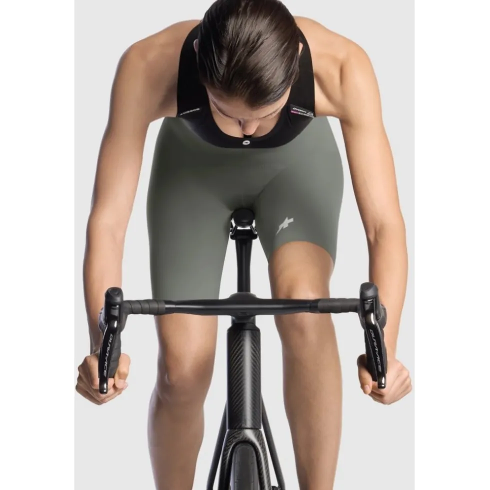 Assos DYORA R S11 Fietsshort met Bretels Dames - edge green