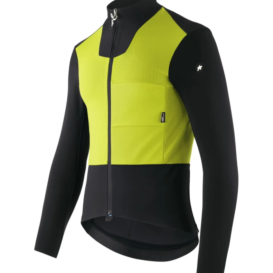 Winterjassen < ASSOS EQUIPE R HABU 11 Winter Ja Heren - optic yellow