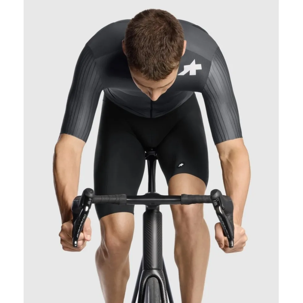 Assos EQUIPE RS S11 Fietsshirt met Korte Mouwen Heren - precision graphite