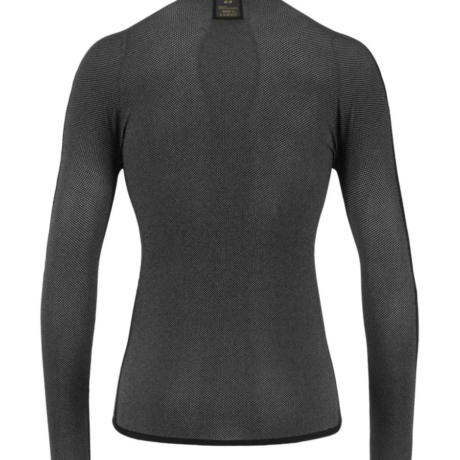 Ondershirts < ASSOS GTO DermaSensor Lente Herfst Hemd met Lange Mouwen Heren - black seres