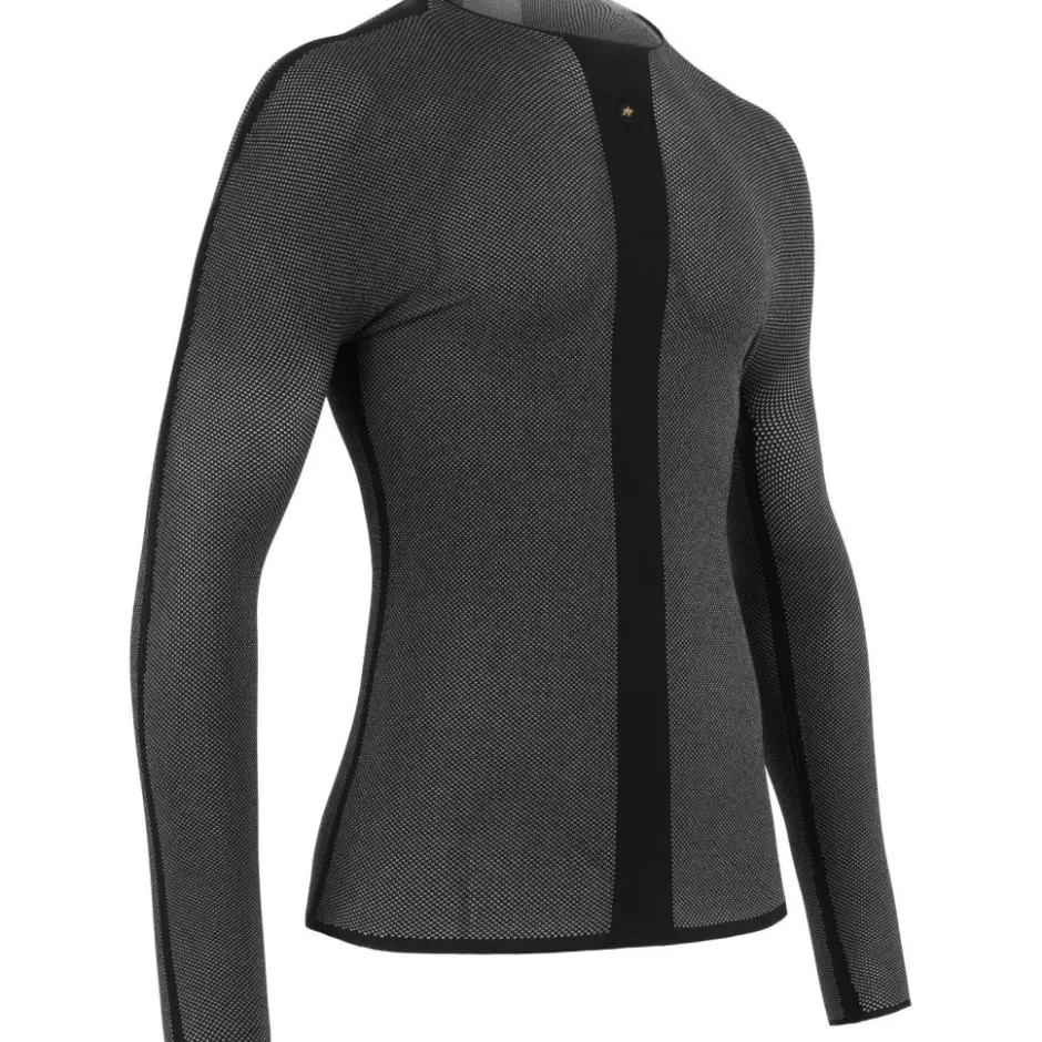 Ondershirts < ASSOS GTO DermaSensor Lente Herfst Hemd met Lange Mouwen Heren - black seres