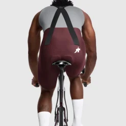 Assos MILLE GT S11 Fietsshort met bretels Heren - burgundy red