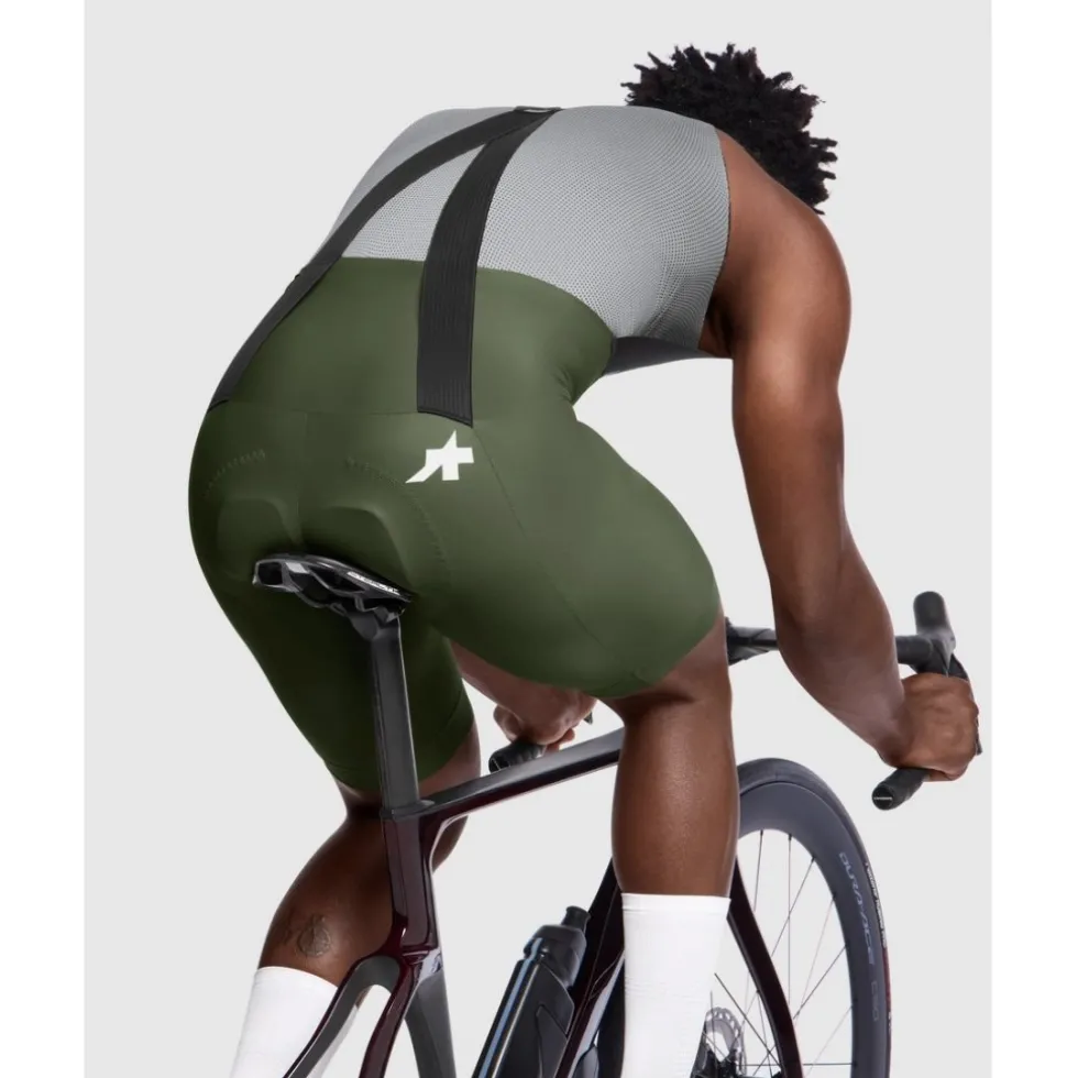 Assos MILLE GT S11 Fietsshort met bretels Heren - moss green