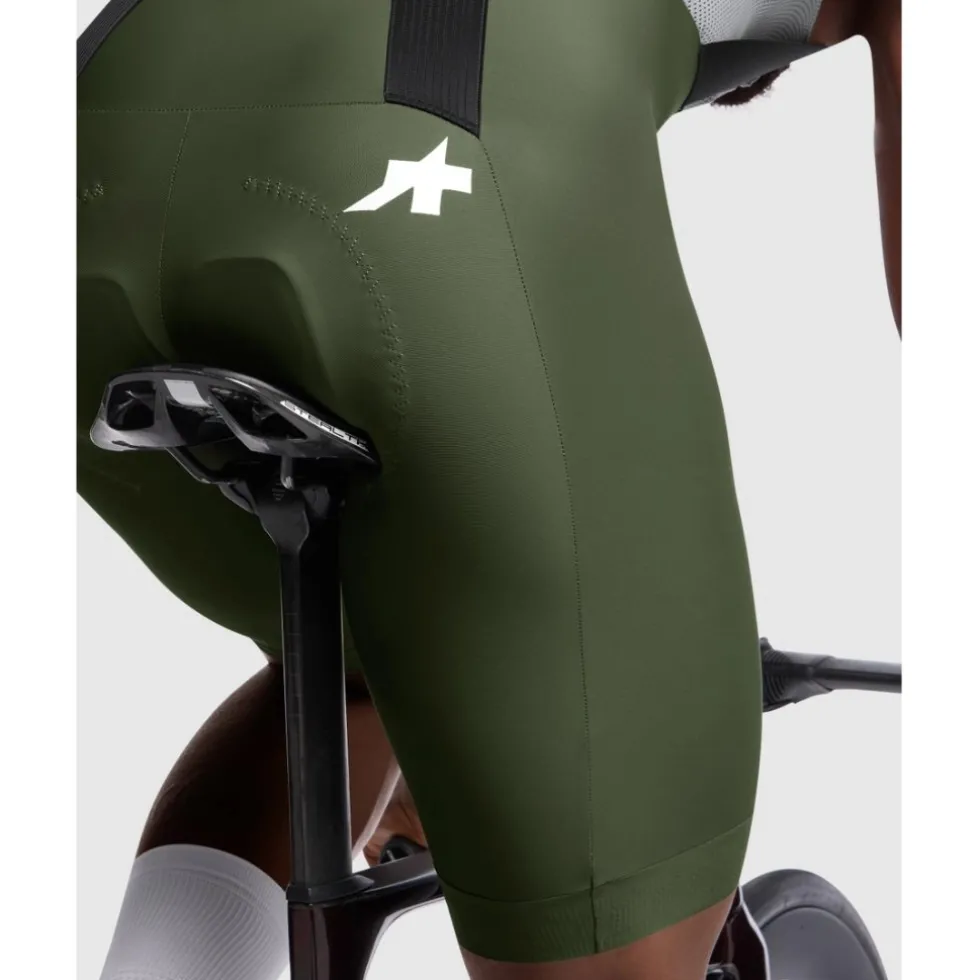 Assos MILLE GT S11 Fietsshort met bretels Heren - moss green