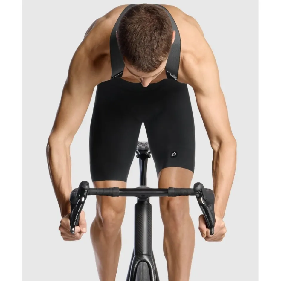 Bib Shorts < ASSOS IE GT 11 Fiethort et Brete Heren - Reguar - back erie
