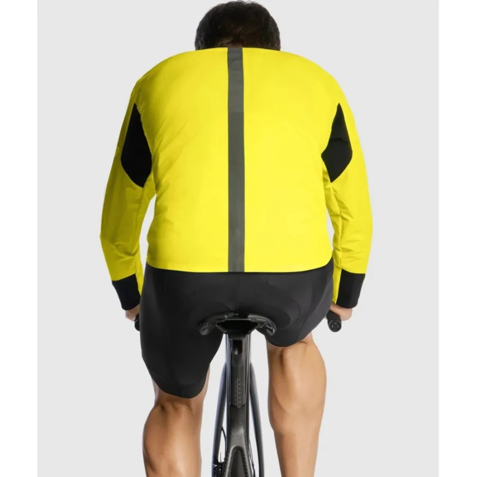 Assos MILLE GTS WASSERSCHNAUZE S11 Regenjas Heren - optic yellow