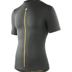 Assos P1 Lente Herfst Hemd met Korte Mouwen Heren - anthracite grey