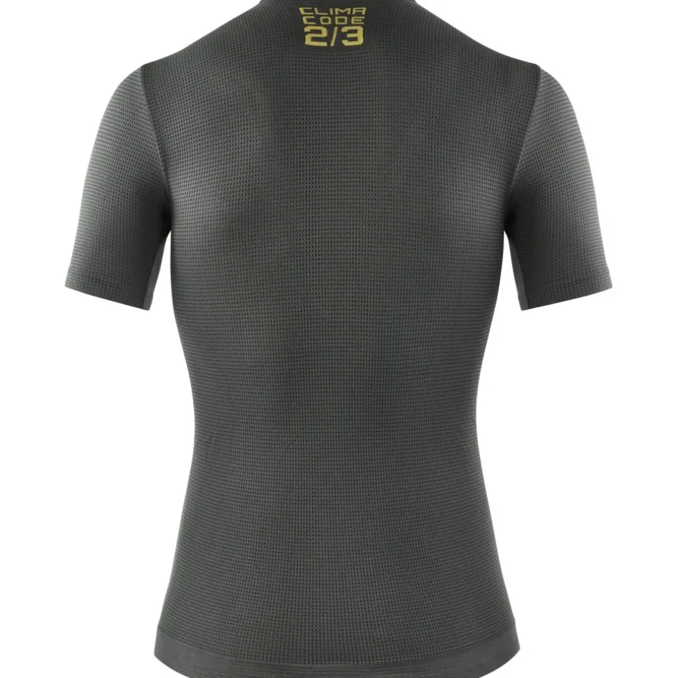 Assos P1 Lente Herfst Hemd met Korte Mouwen Heren - anthracite grey