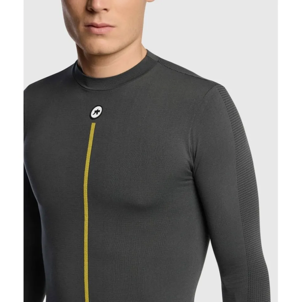 Assos P1 Lente Herfst Hemd met Lange Mouwen Heren - anthracite grey