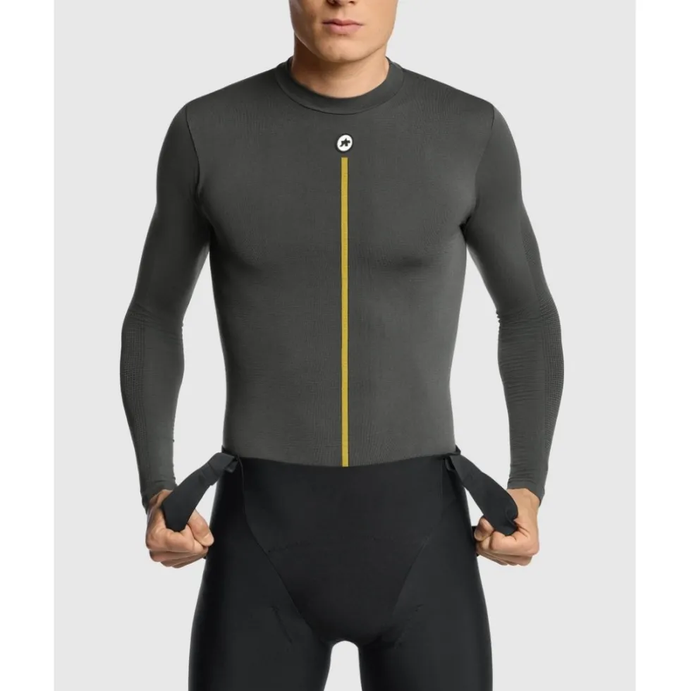 Assos P1 Lente Herfst Hemd met Lange Mouwen Heren - anthracite grey