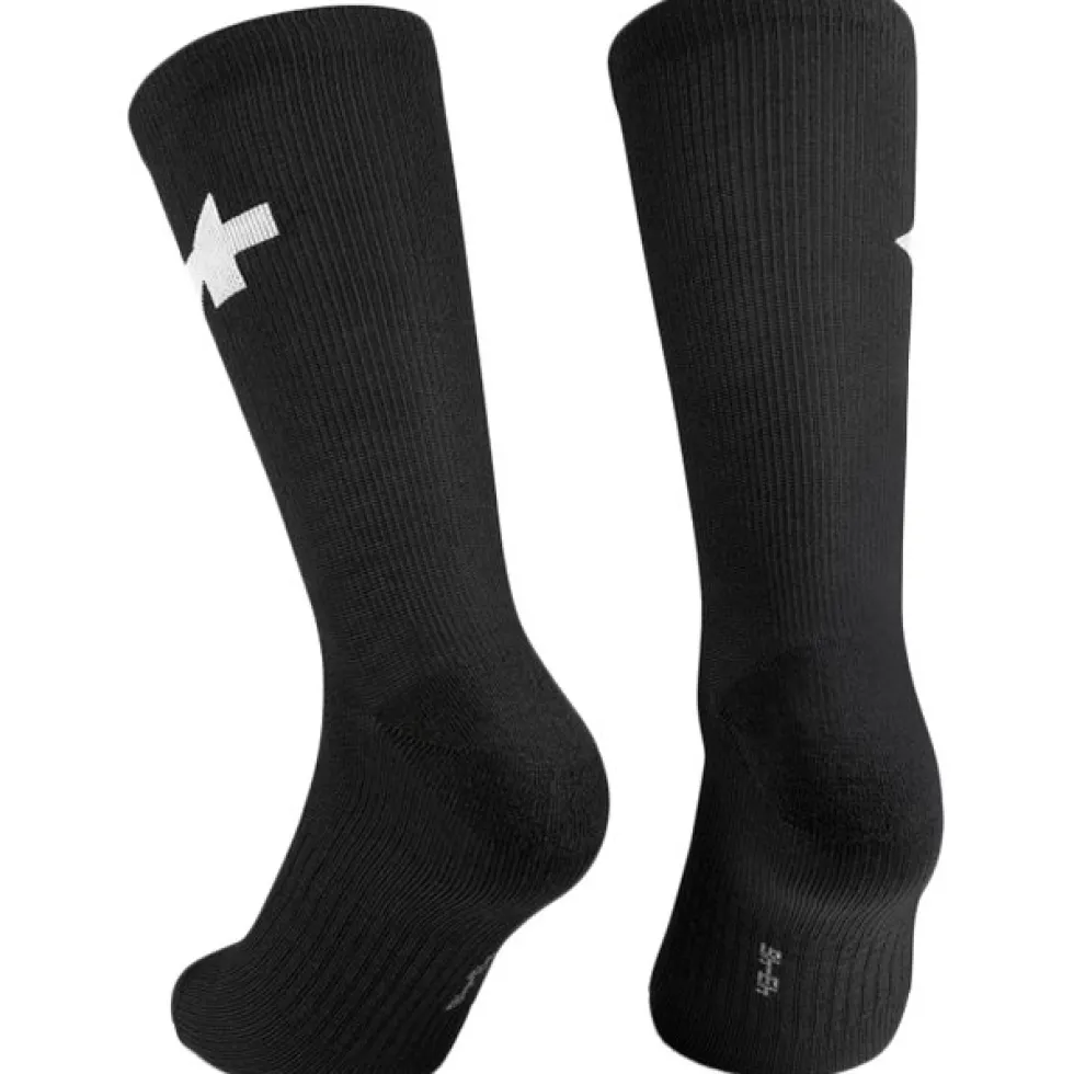 Assos P1 Winter Sokken - black series
