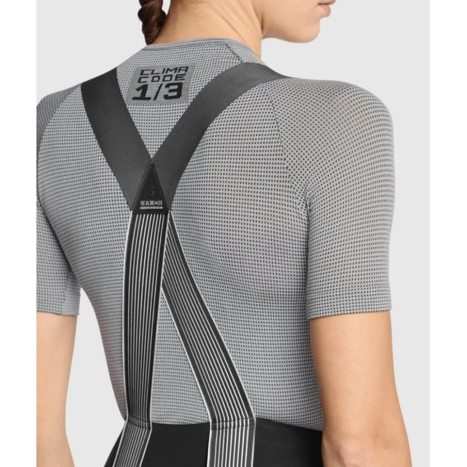 Ondershirts < ASSOS P1 Zomer Hemd met Korte Mouwen Dames - grey seres