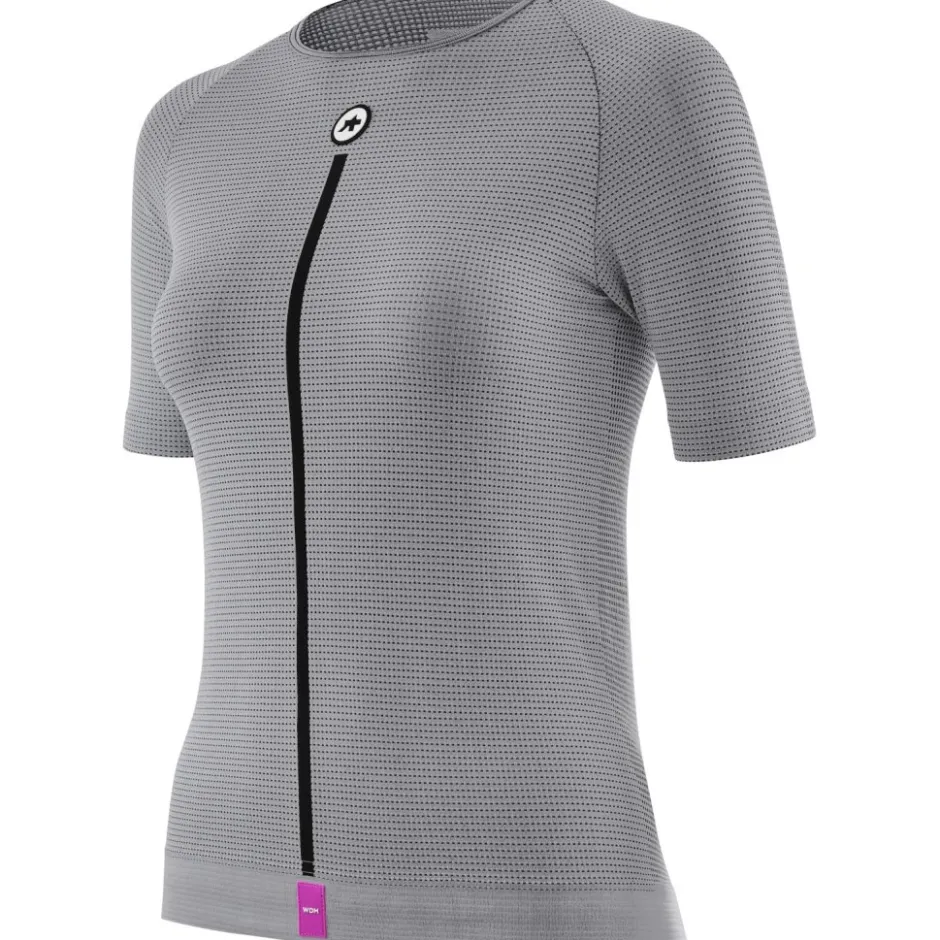 Ondershirts < ASSOS P1 Zomer Hemd met Korte Mouwen Dames - grey seres