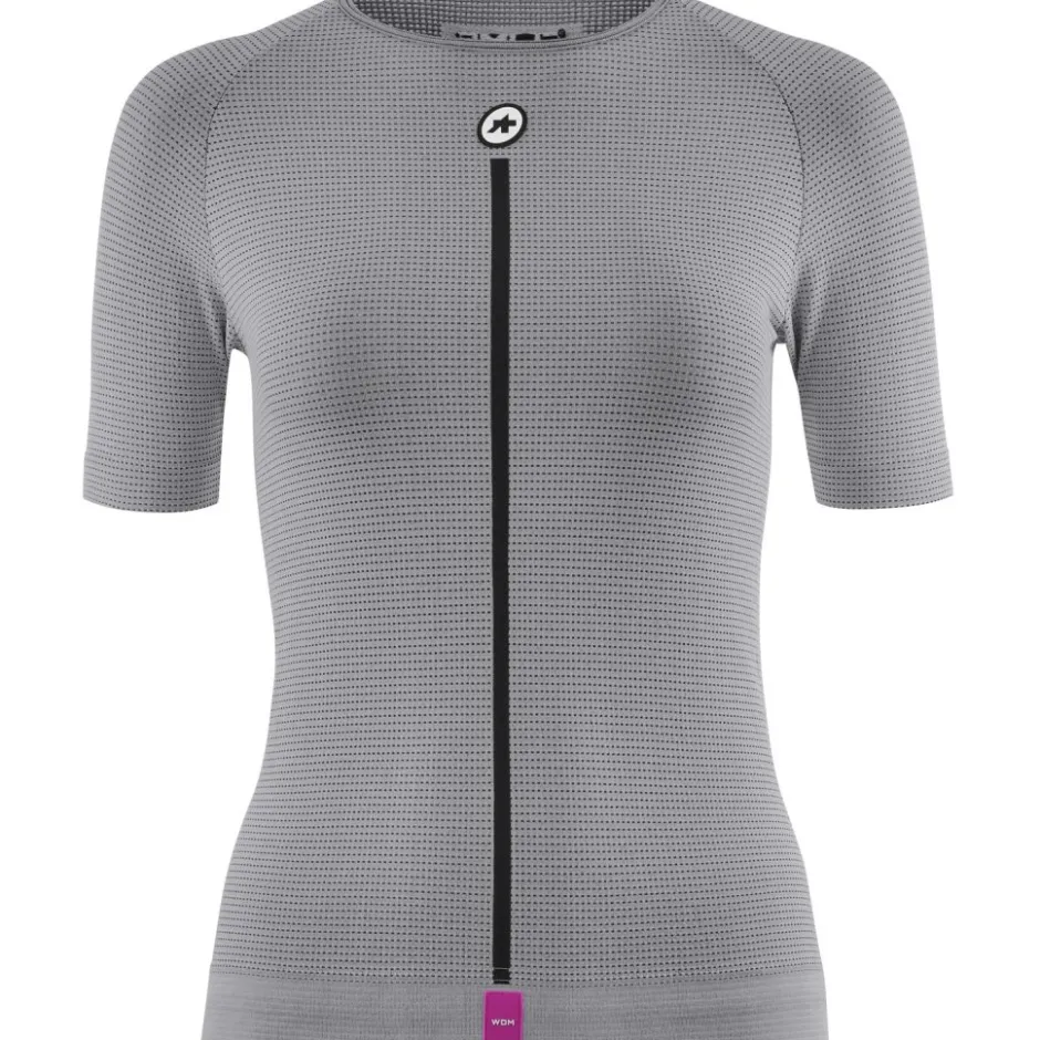 Ondershirts < ASSOS P1 Zomer Hemd met Korte Mouwen Dames - grey seres