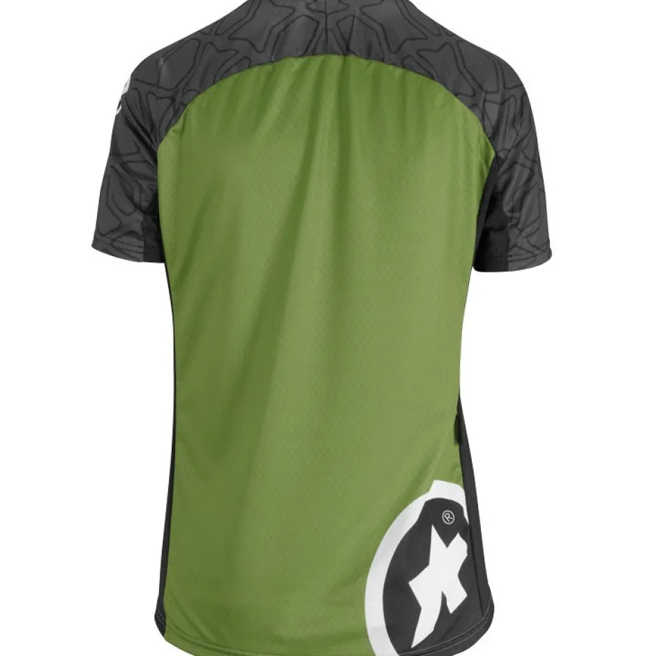 Mtb-Shirts < ASSOS TRAIL Dae Fiethirt et Korte ouwen - pan green