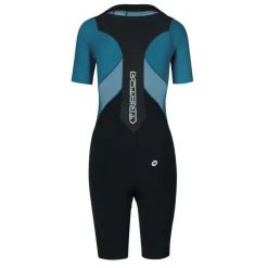 Assos TRIATOR Racebody met Korte Mouwen Dames - adamant blue