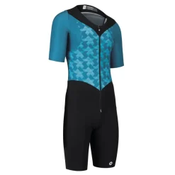 Assos TRIATOR Racebody met Korte Mouwen Heren - adamant blue