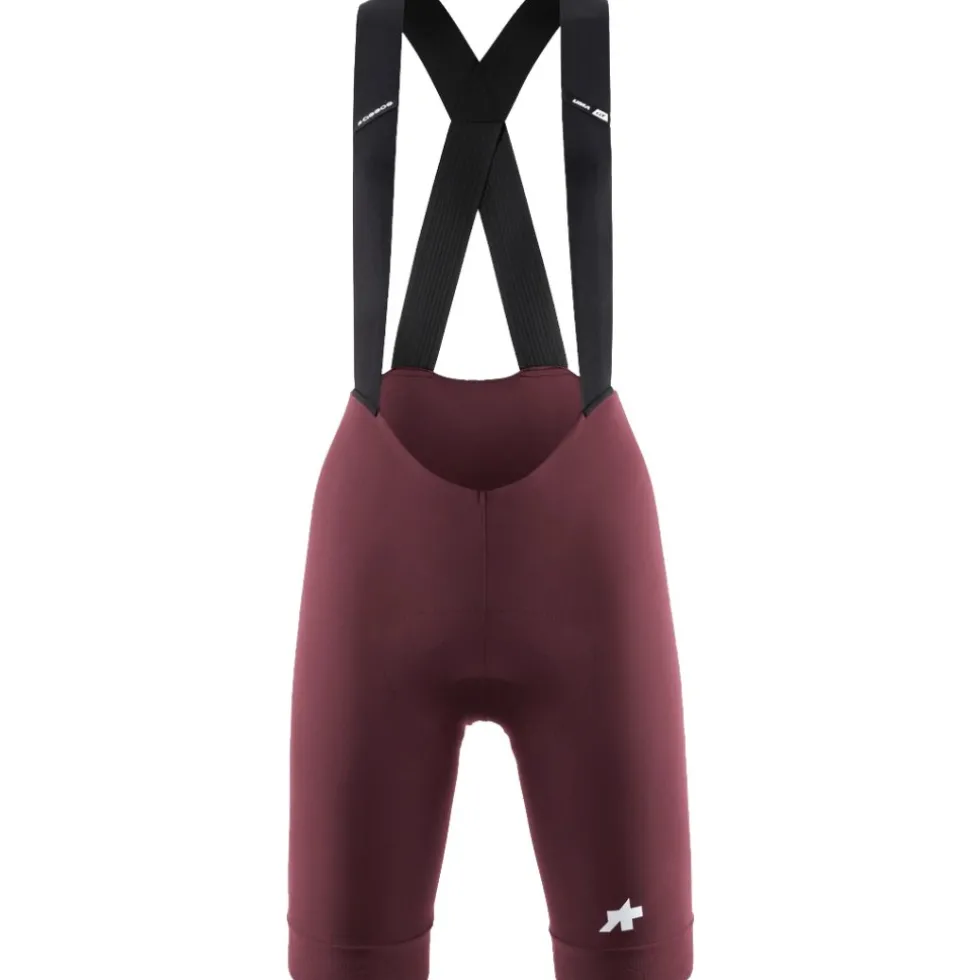 Assos UMA GT S11 Fietsshort met bretels Dames - burgundy red