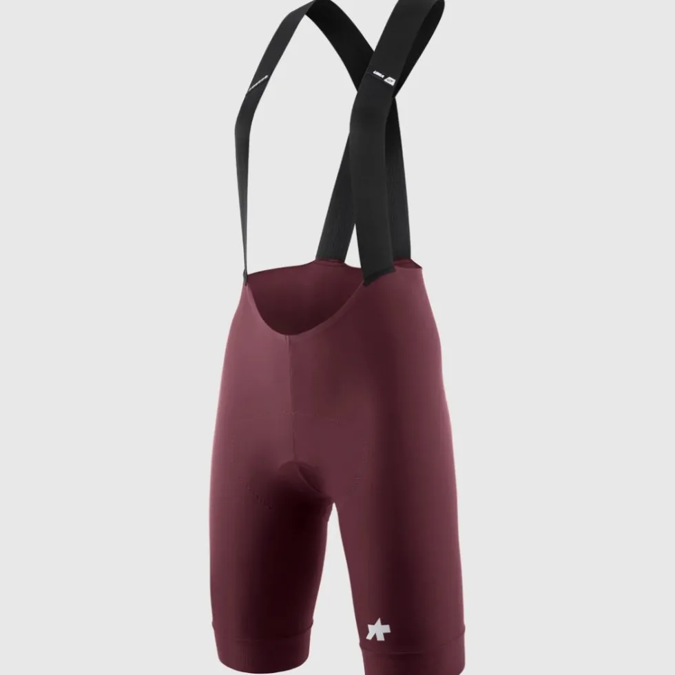 Assos UMA GT S11 Fietsshort met bretels Dames - burgundy red