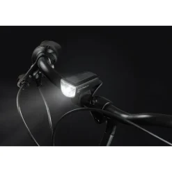 AXA Dwn 50 Fietslamp Vooraan + Dwn Rear Brake Light Fietslamp Achteraan - zwart
