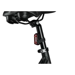 AXA Dwn 50 Fietslamp Vooraan + Dwn Rear Brake Light Fietslamp Achteraan - zwart