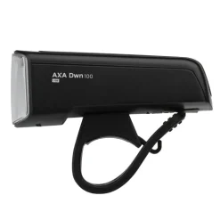 AXA Dwn 100 Fietslamp Vooraan + Dwn Rear Brake Light Fietslamp Achteraan - zwart