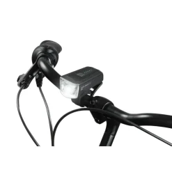 AXA Dwn 100 Fietslamp Vooraan + Dwn Rear Brake Light Fietslamp Achteraan - zwart