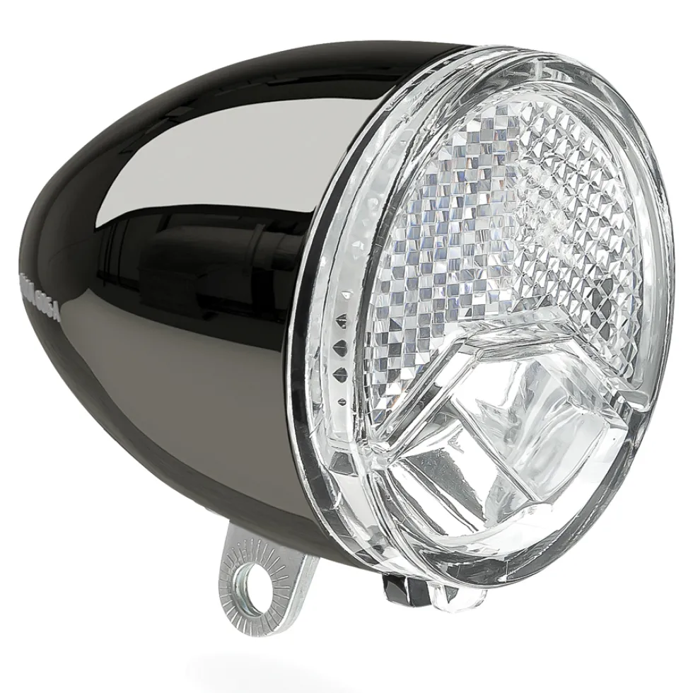 AXA 606 Steady AutoFietslamp Vooraan - donker chroom