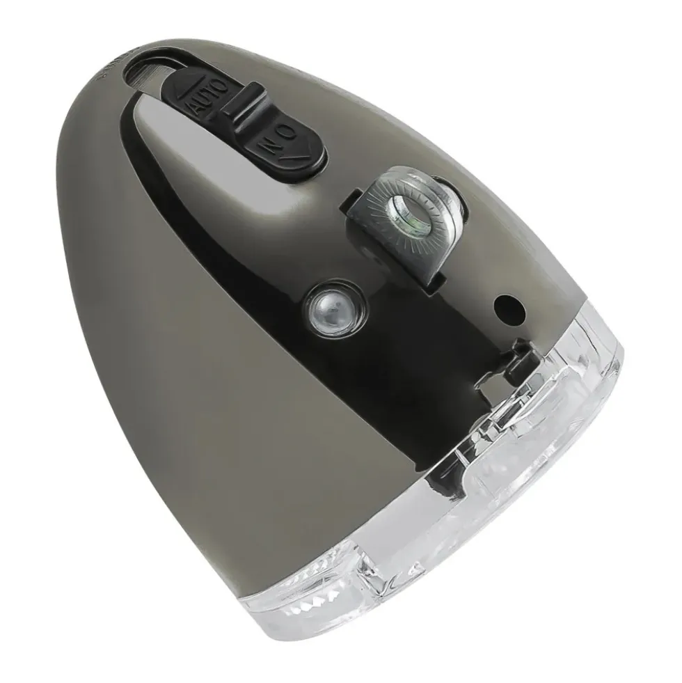 AXA 606 Steady AutoFietslamp Vooraan - donker chroom