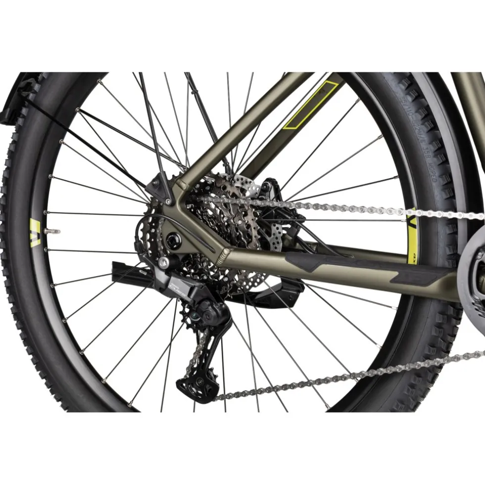 Axess Force Pro Allroad - 29" E-MTB - 2025 - olive matt/black/lime