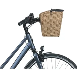 Basil Bremen Rattan Look KF Fietsmand - Voor - 27L - bruin