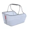 Achtermanden < Basil Cento Tech Fiber Nordlicht Fietsmand 21L - zilver