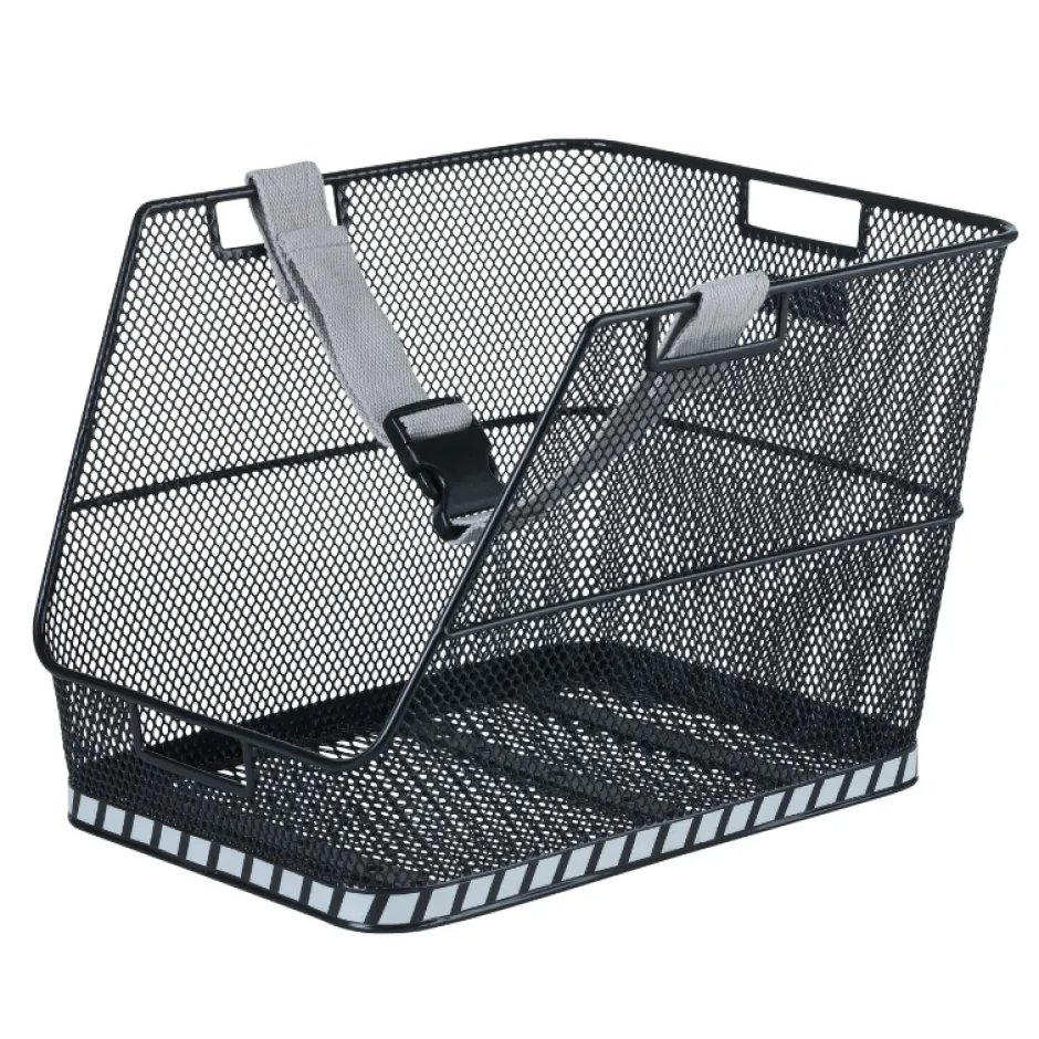 Achtermanden < Basil Class Rear School Bag Basket - black