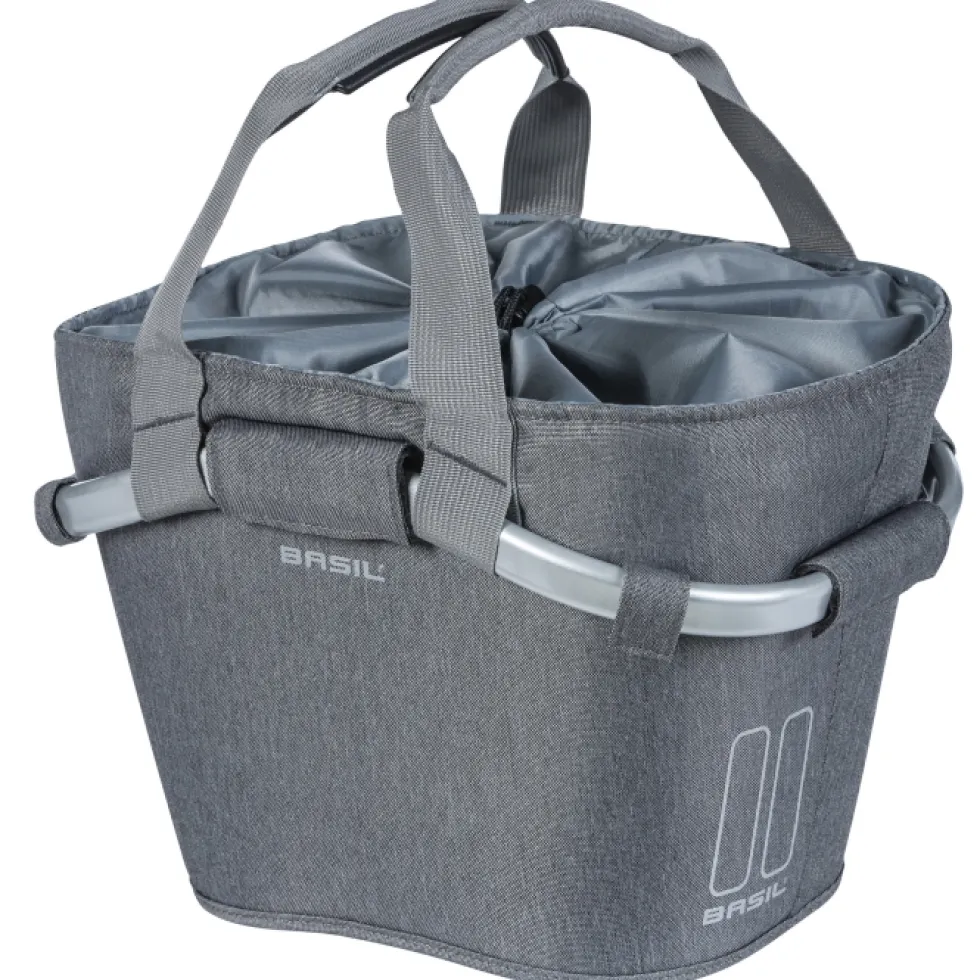 Basil 2Day Carry All Fietsmand Voor 15L - grijs