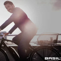 Achtermanden < Basil Icon Fietsand - zwart