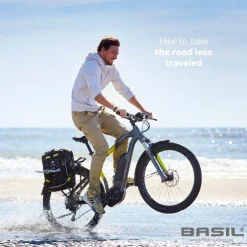 Basil Miles Daypack Fietstas 17L - zwart